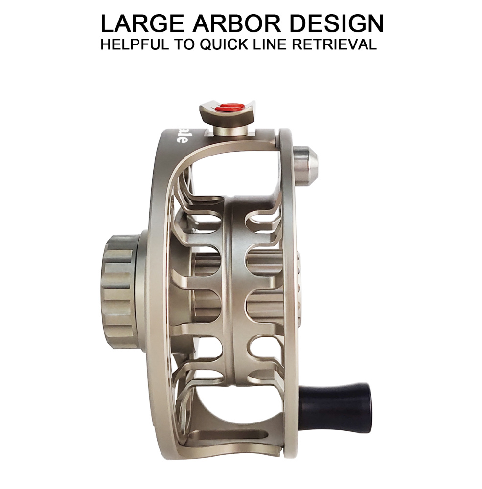 Aventik CNC-NVIS, Gale Series, New super large arbor waterproof fly reel