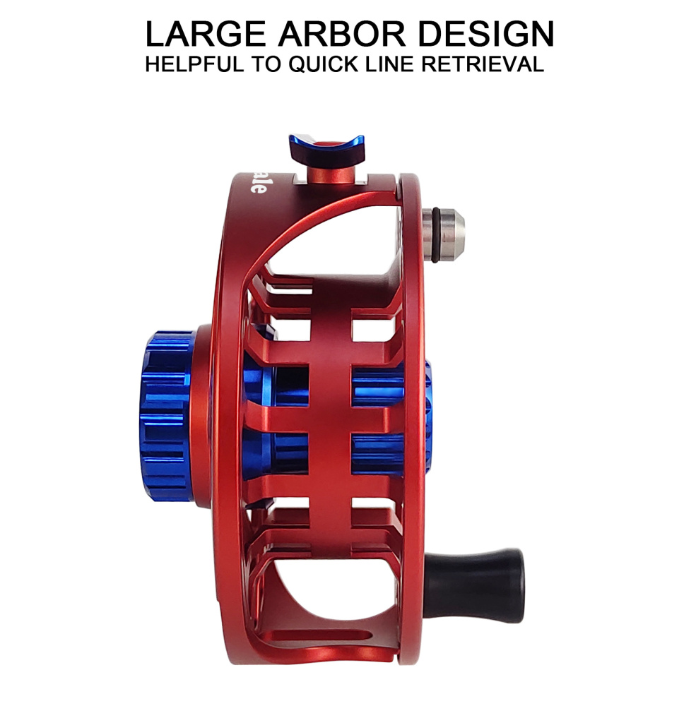 Aventik CNC-NVIS, Gale Series, New super large arbor waterproof fly reel
