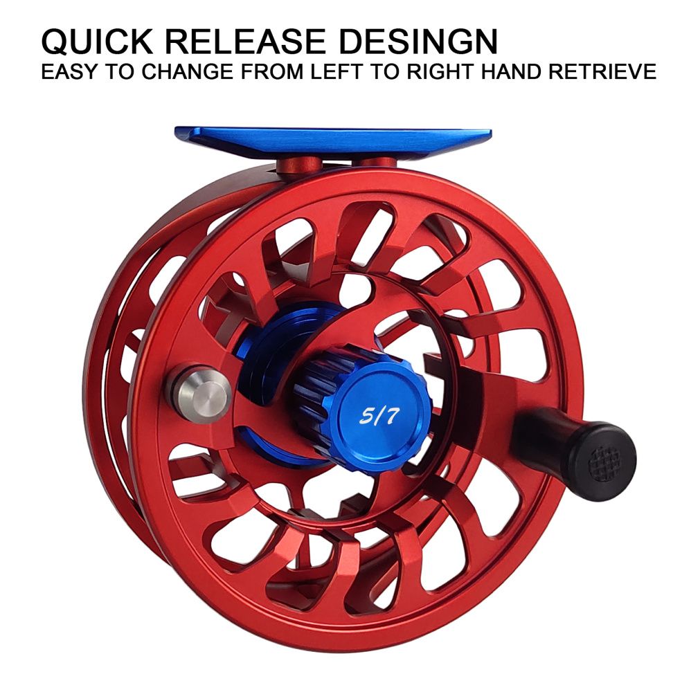 Aventik CNC-NVIS, Gale Series, New super large arbor waterproof fly reel