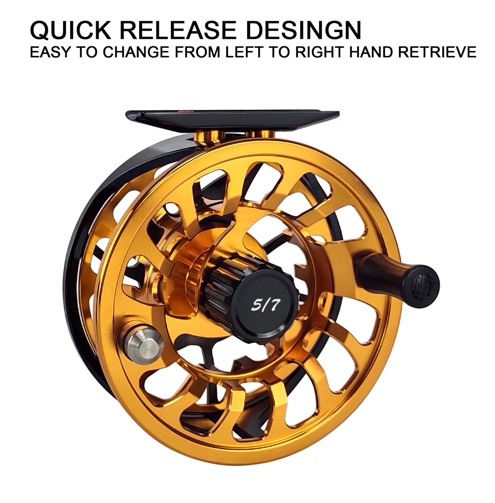 Aventik CNC-NVIS, Gale Series, New super large arbor waterproof fly reel