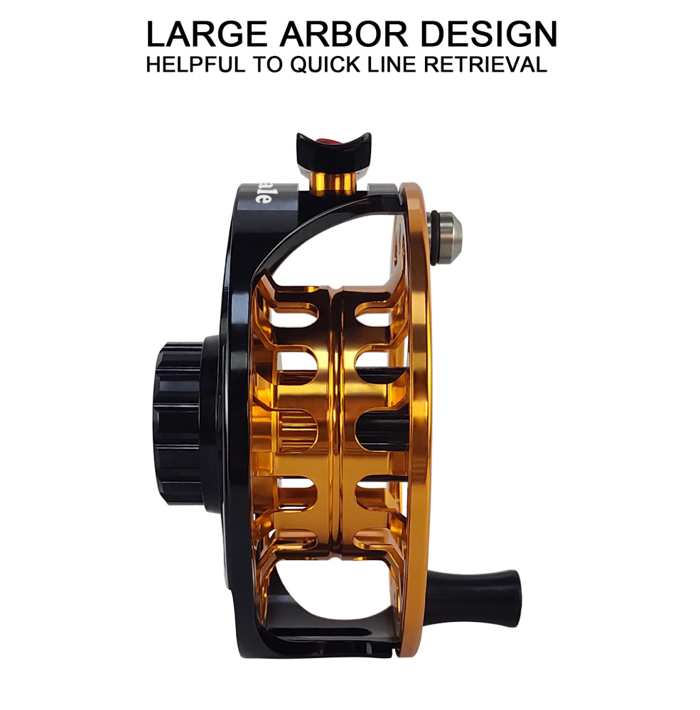 Aventik CNC-NVIS, Gale Series, New super large arbor waterproof fly reel