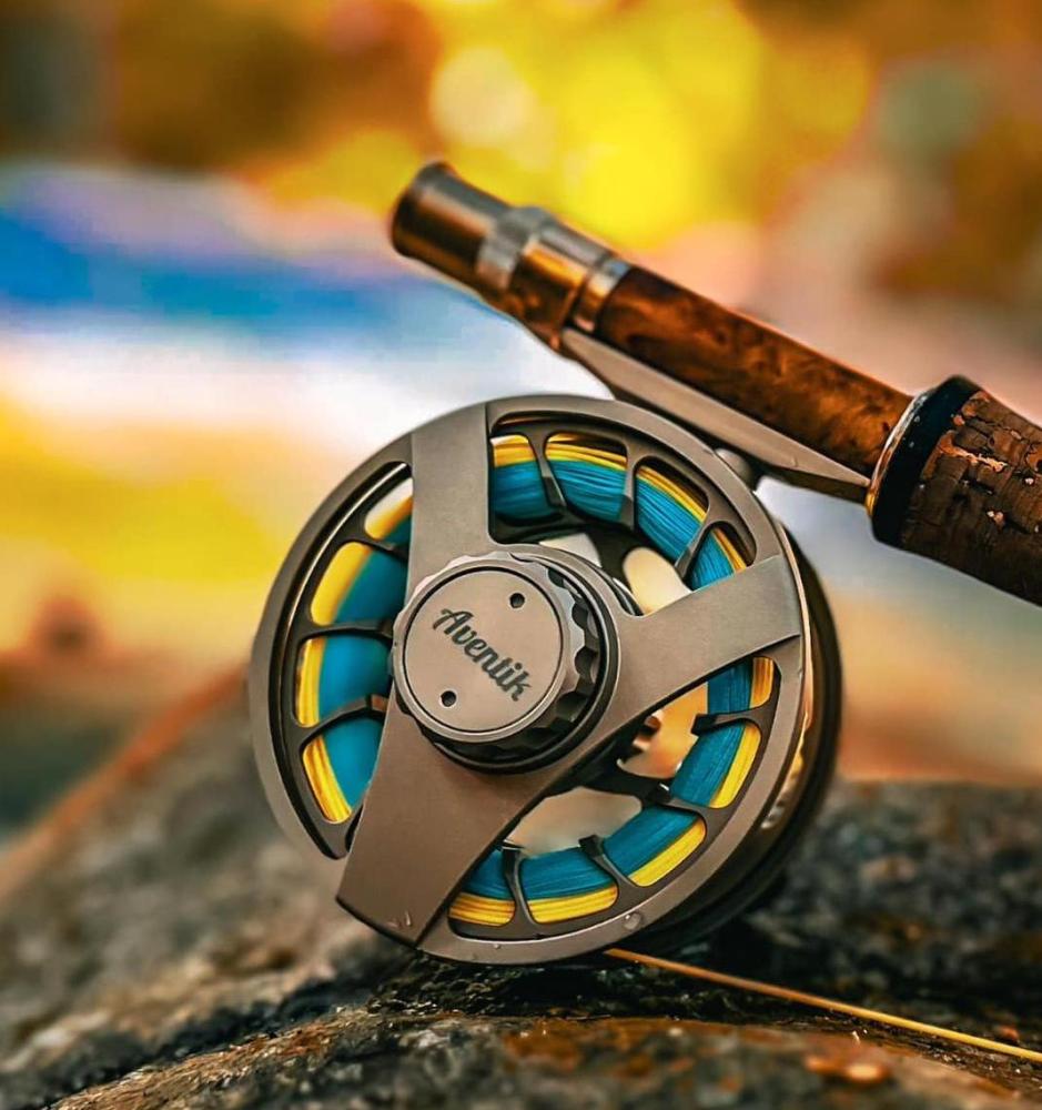 Aventik CNC-NVIS-FY, Wing Series Fly Reel, Multi Nano carbon discs saltwater proof large arbor fly fishing reel