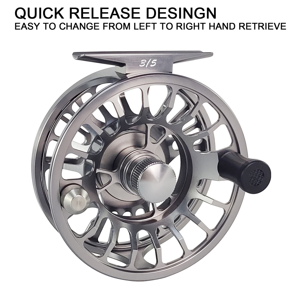 Aventik CNC-IV-NB, Neo Series Fly Fishing Reel, Trout Nymph Salmon Switch Fishing Reel
