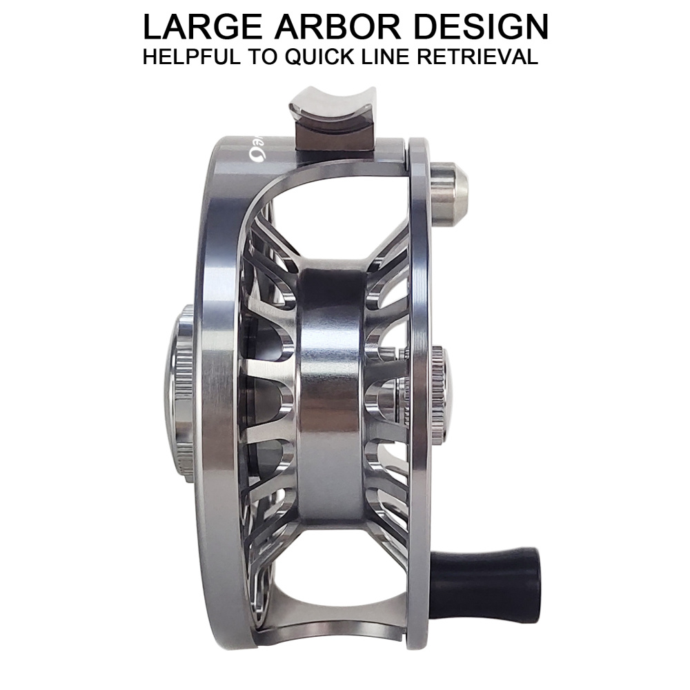 Aventik CNC-IV-NB, Neo Series Fly Fishing Reel, Trout Nymph Salmon Switch Fishing Reel