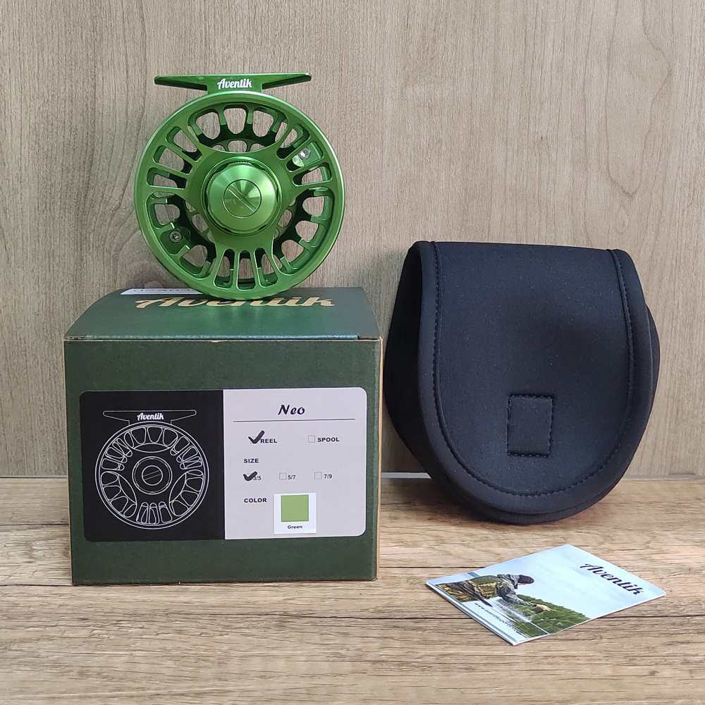 Aventik CNC-IV-NB, Neo Series Fly Fishing Reel, Trout Nymph Salmon Switch Fishing Reel