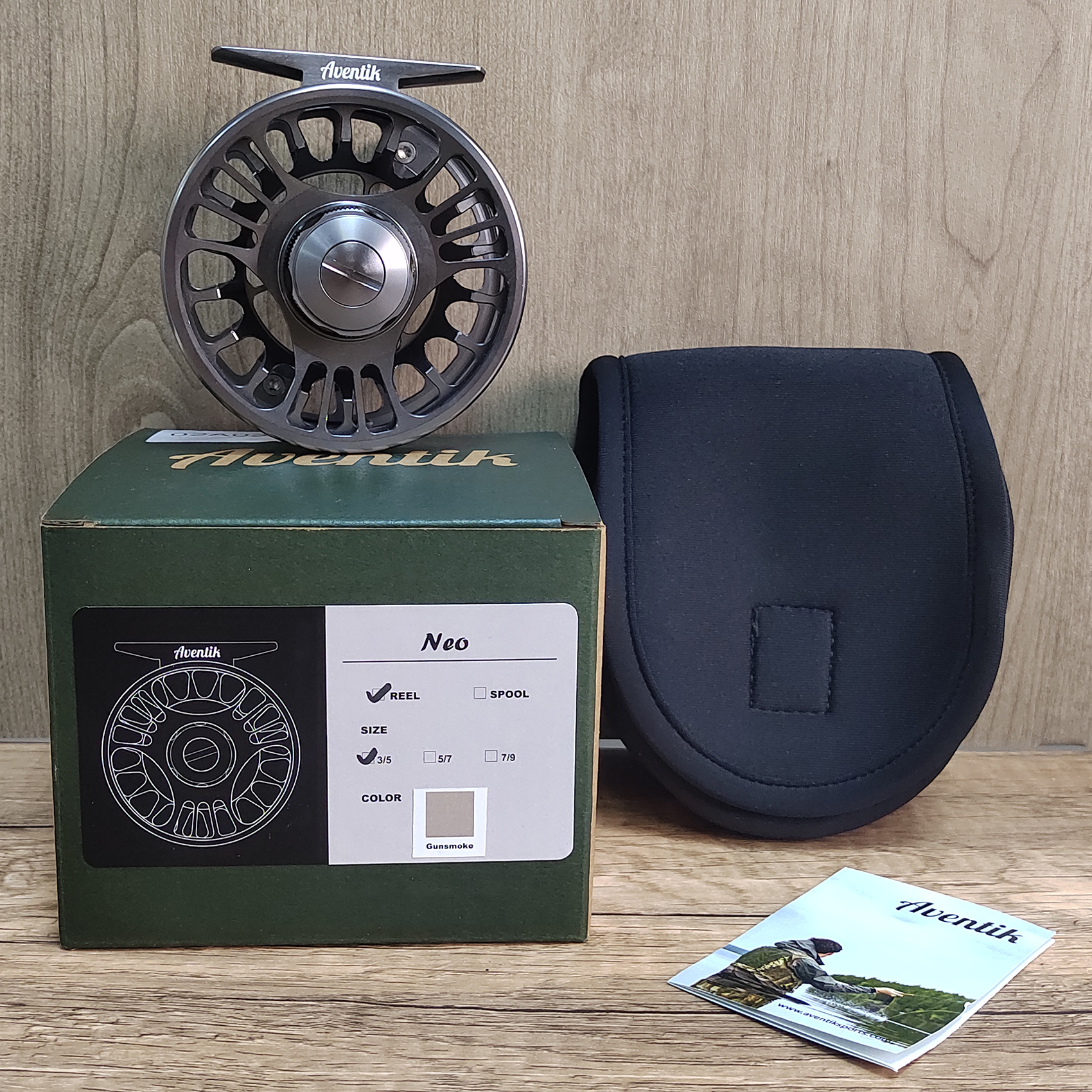 Aventik CNC-IV-NB, Neo Series Fly Fishing Reel, Trout Nymph Salmon Switch Fishing Reel