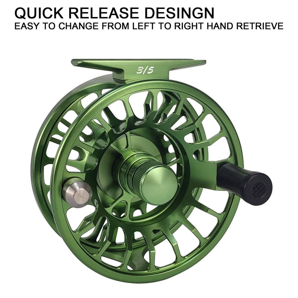 Aventik CNC-IV-NB, Neo Series Fly Fishing Reel, Trout Nymph Salmon Switch Fishing Reel