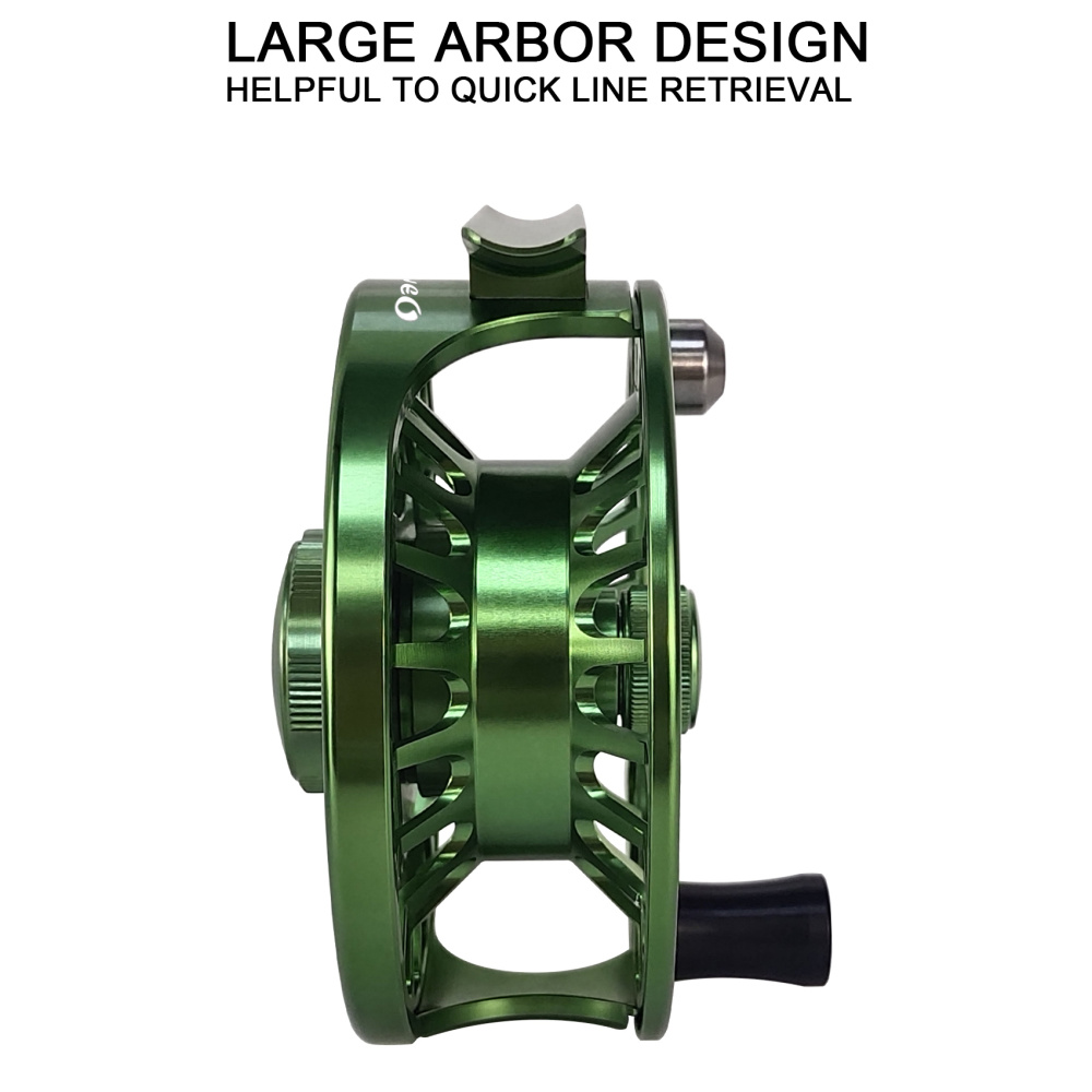 Aventik CNC-IV-NB, Neo Series Fly Fishing Reel, Trout Nymph Salmon Switch Fishing Reel