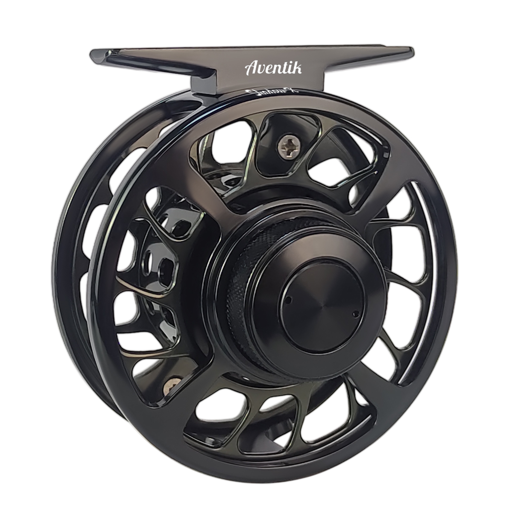 Aventik CNC-IIIMD-X, Shadow-X Fly Reel, New Sale Carbon Disc Drag with Fine Control of Double Click Stop Freshwater Reel