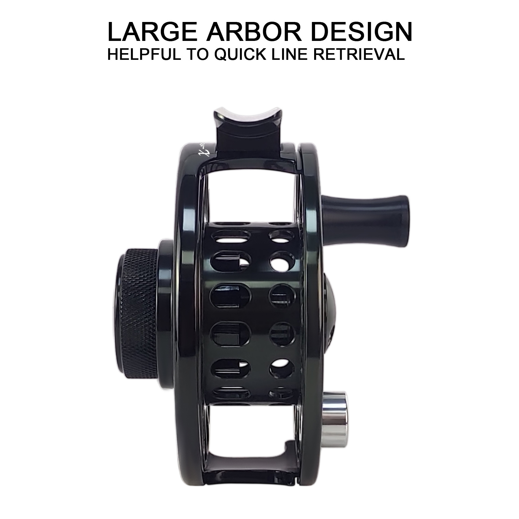 Aventik CNC-IIIMD-X, Shadow-X Fly Reel, New Sale Carbon Disc Drag with Fine Control of Double Click Stop Freshwater Reel