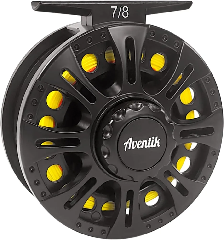 Aventik Hvce Fly Fishing Reel-Pre-Loaded Fly Reel with Line Combo
