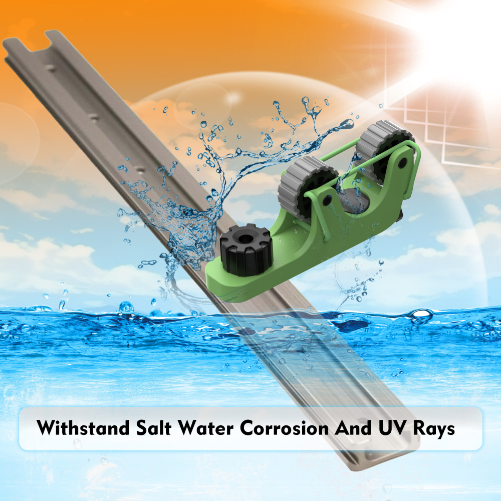 Aventik 2 PCS Kayak Paddle Holder Kayak Track Mount Accessories for Holding Standard Paddle, Kayak Oar Holder Kayak Rail Accessories for Fishing Kayak