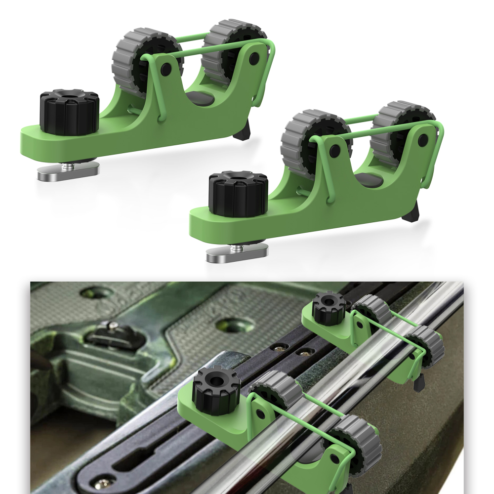 Aventik 2 PCS Kayak Paddle Holder Kayak Track Mount Accessories for Holding Standard Paddle, Kayak Oar Holder Kayak Rail Accessories for Fishing Kayak