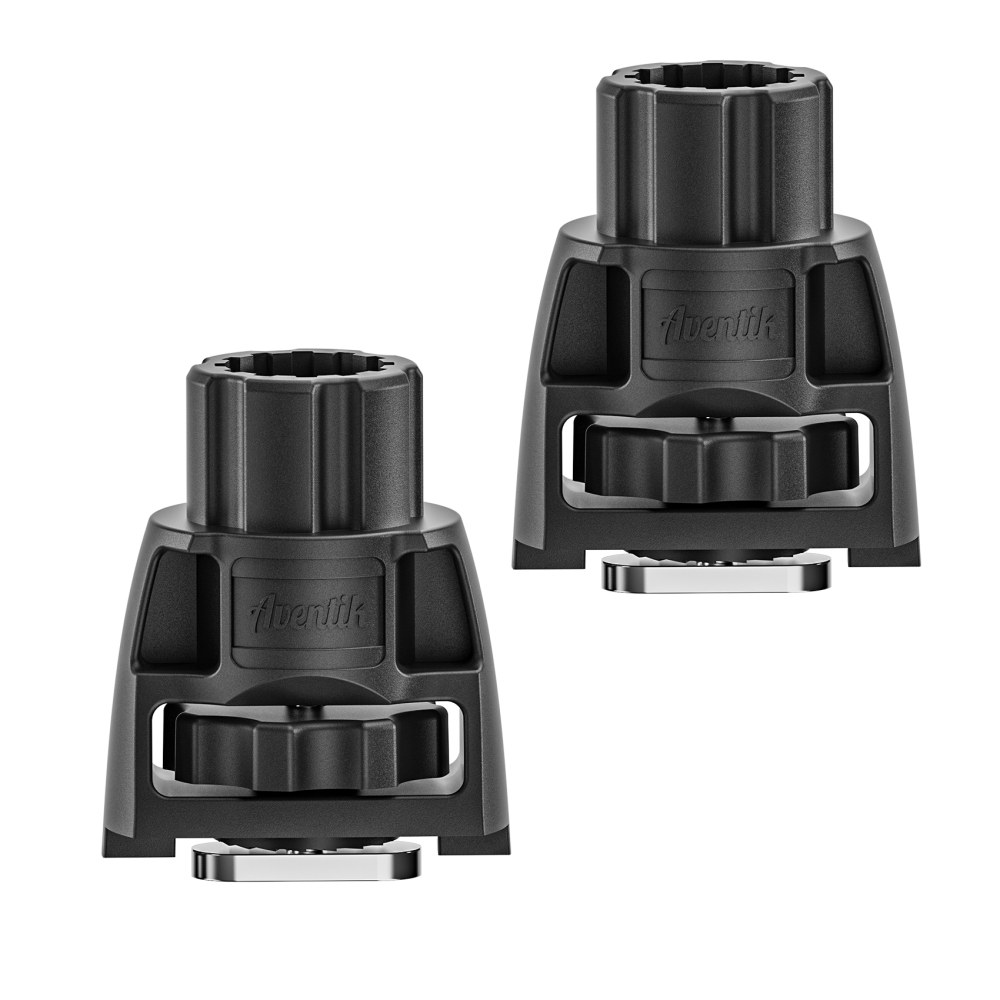 Heavy-Duty Kayak Track Adapter for Rod Holders & Accessories – Anti-Rotation Locking Base, Fits Standard Kayak Rails – Easy No-Drill Installation for Fish Finder, GoPro, Cup Holder