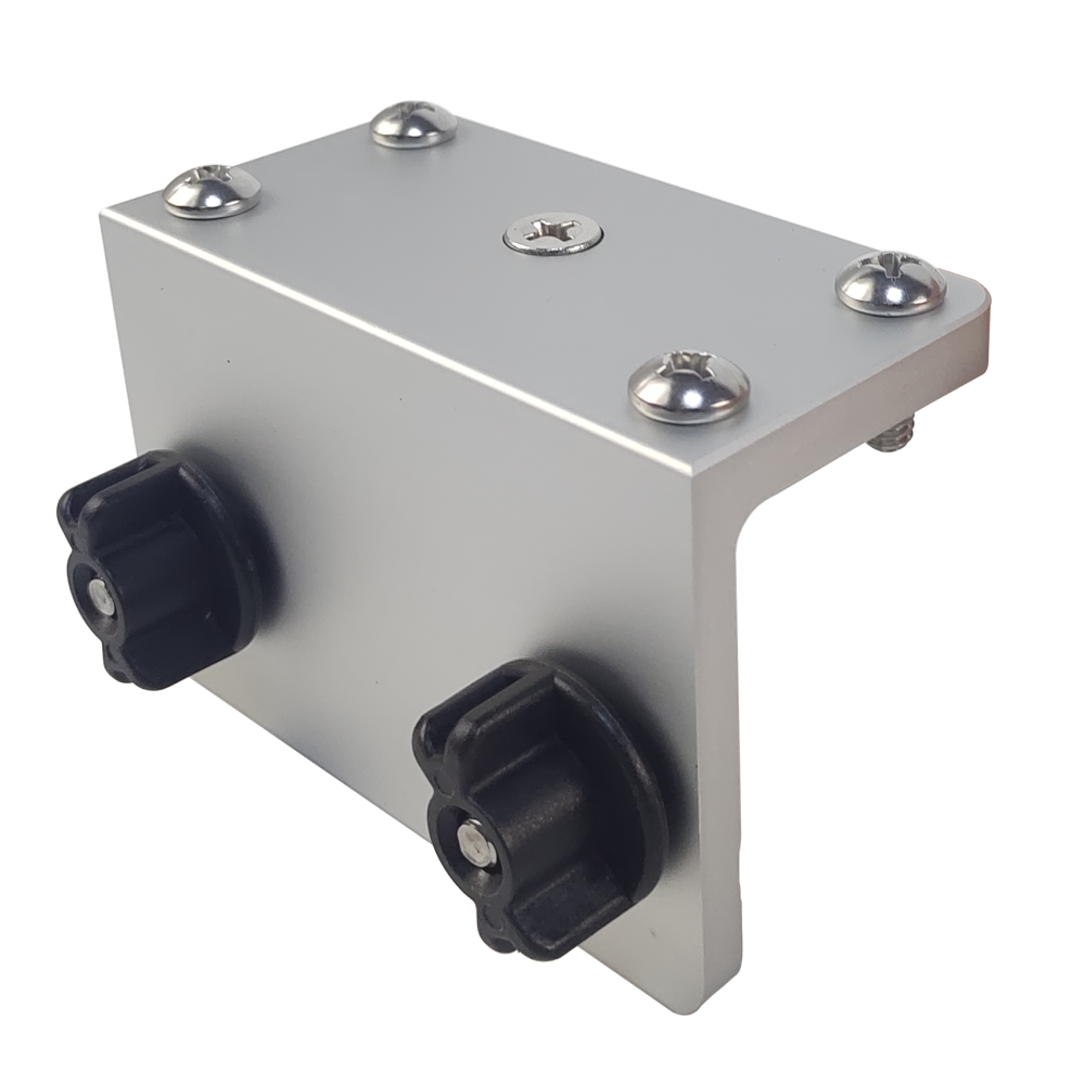 #2001 Universal Track Bracket for Tracker Versatrack System, 90° Aluminum Slider Base Compatible with Lund, Ranger, Lowe Boats, Pre-Drilled Mount for Rod Holders & Marine Accessories