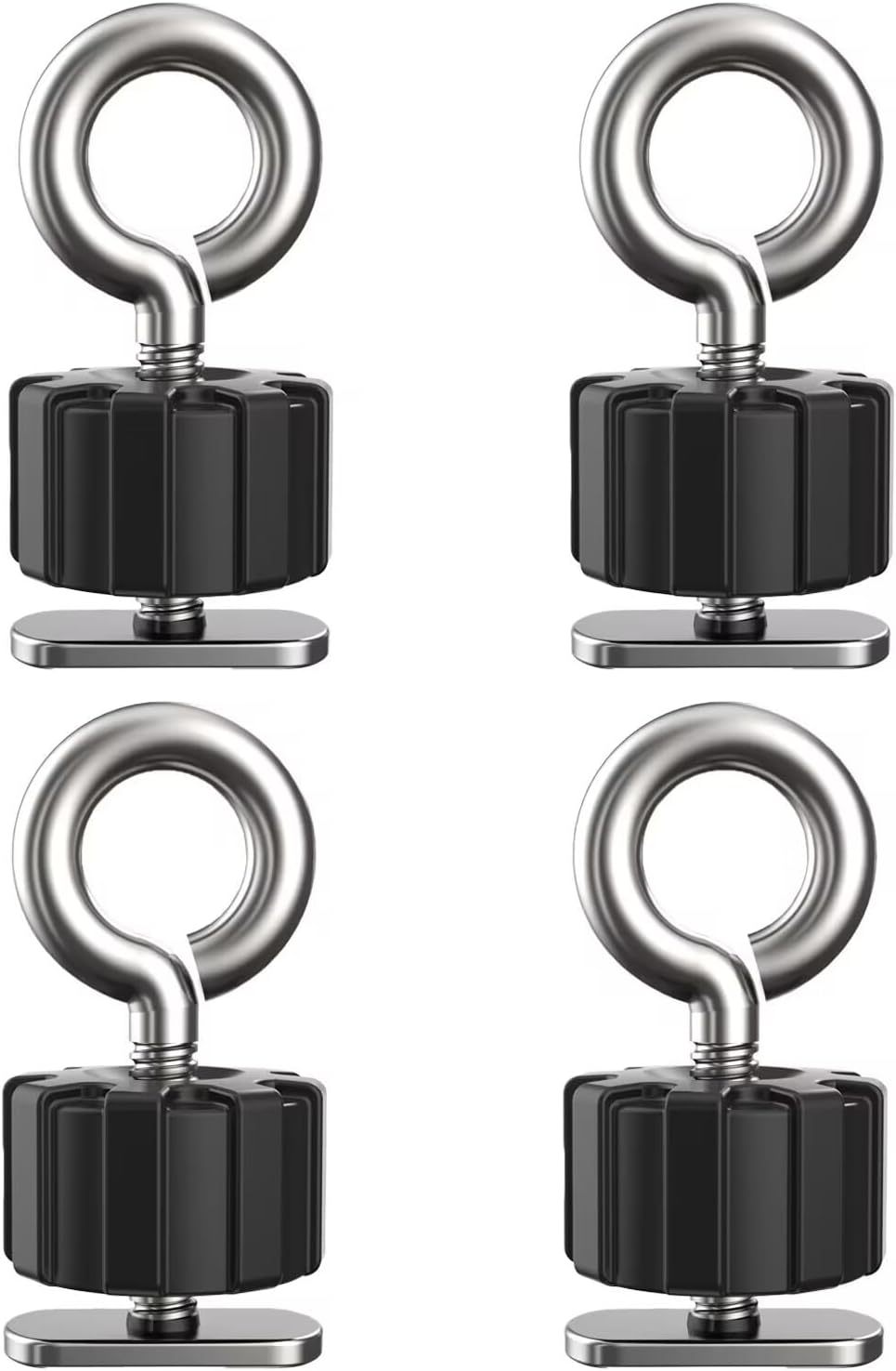 9004 Kayak Rail Track Screws Tie Down Eyelet, Kayak Knob Nuts Hardware, Stainless Steel Kayak Screws, Outdoor Parts Tool Rails Bolts for Canoe Boat