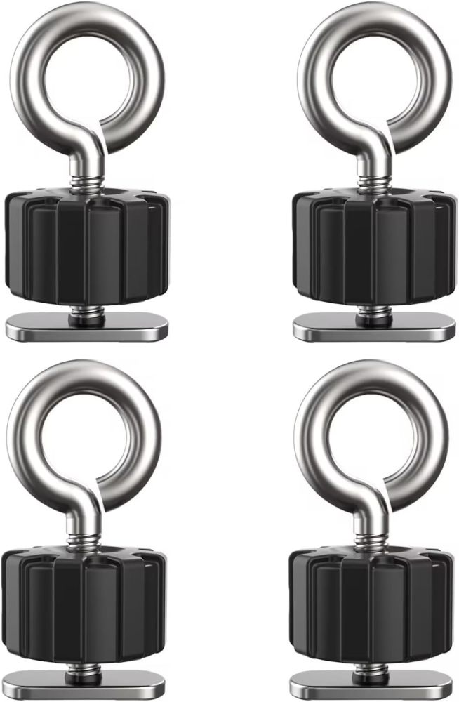 9004 Kayak Rail Track Screws Tie Down Eyelet, Kayak Knob Nuts Hardware, Stainless Steel Kayak Screws, Outdoor Parts Tool Rails Bolts for Canoe Boat