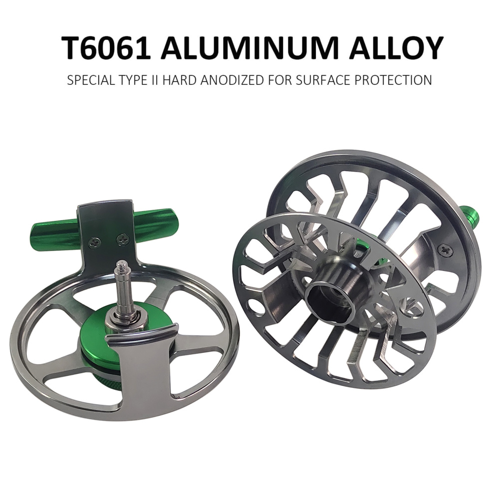 Aventik FLK II Fly Fishing Reel Aluminum Trout 3/5, 5/7, 7/9wt Large Arbor Freshwater Fly Reel