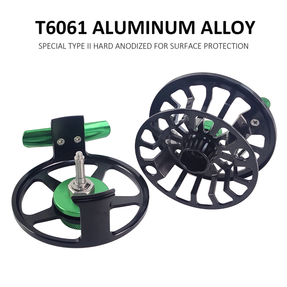 Aventik FLK II Fly Fishing Reel Aluminum Trout 3/5, 5/7, 7/9wt Large Arbor Freshwater Fly Reel with Line