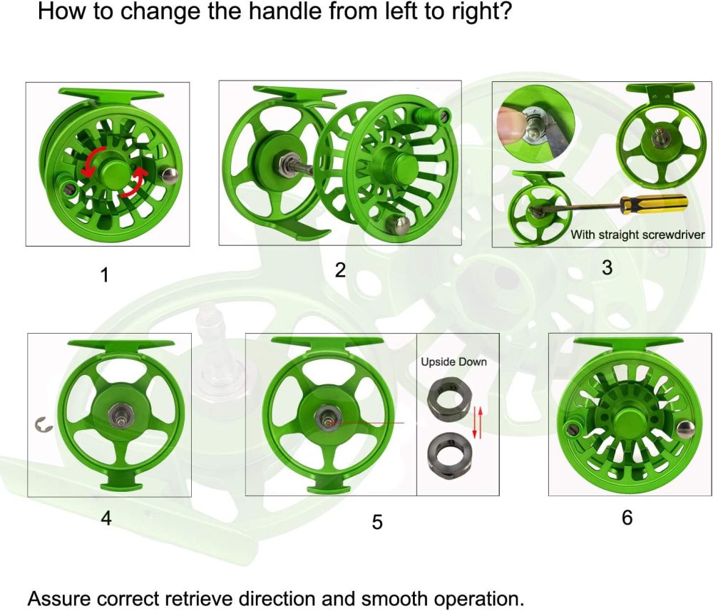 Aventik FLK II Fly Fishing Reel Aluminum Trout 3/5, 5/7, 7/9wt Large Arbor Freshwater Fly Reel