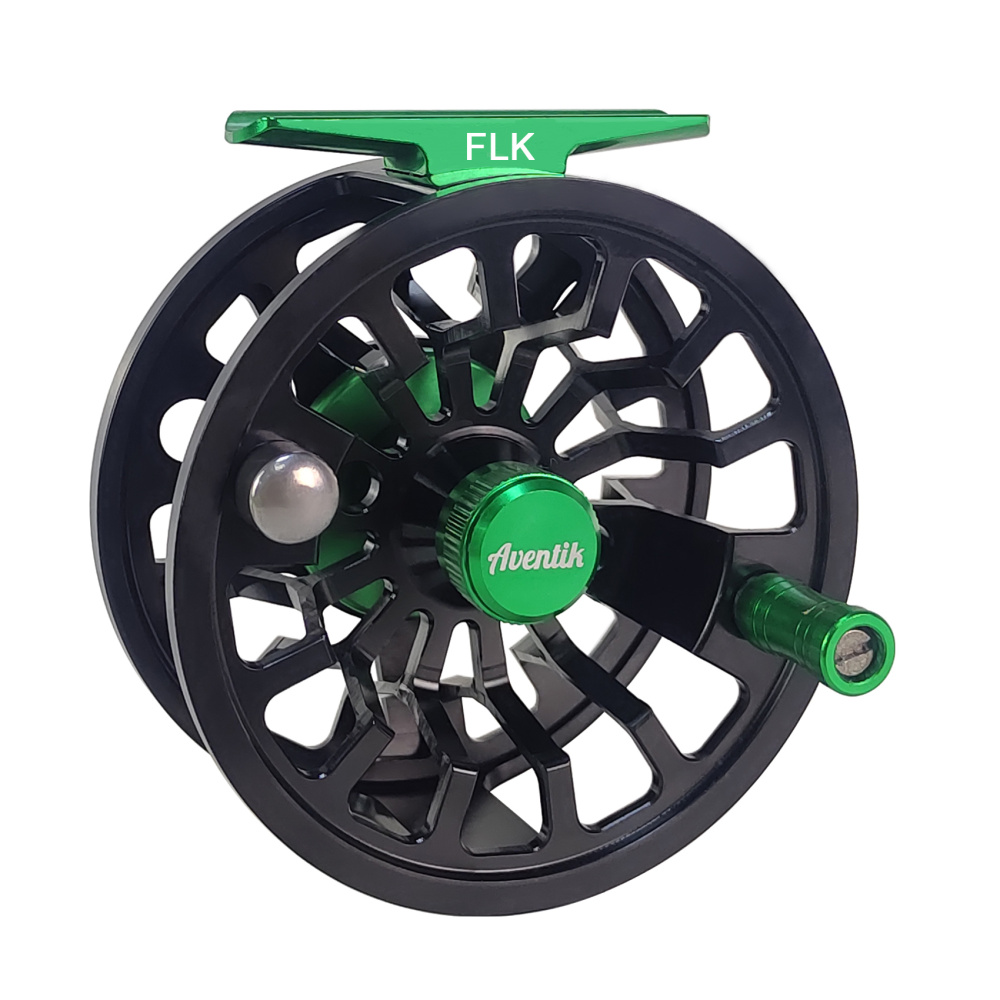 Aventik FLK II Fly Fishing Reel Aluminum Trout 3/5, 5/7, 7/9wt Large Arbor Freshwater Fly Reel