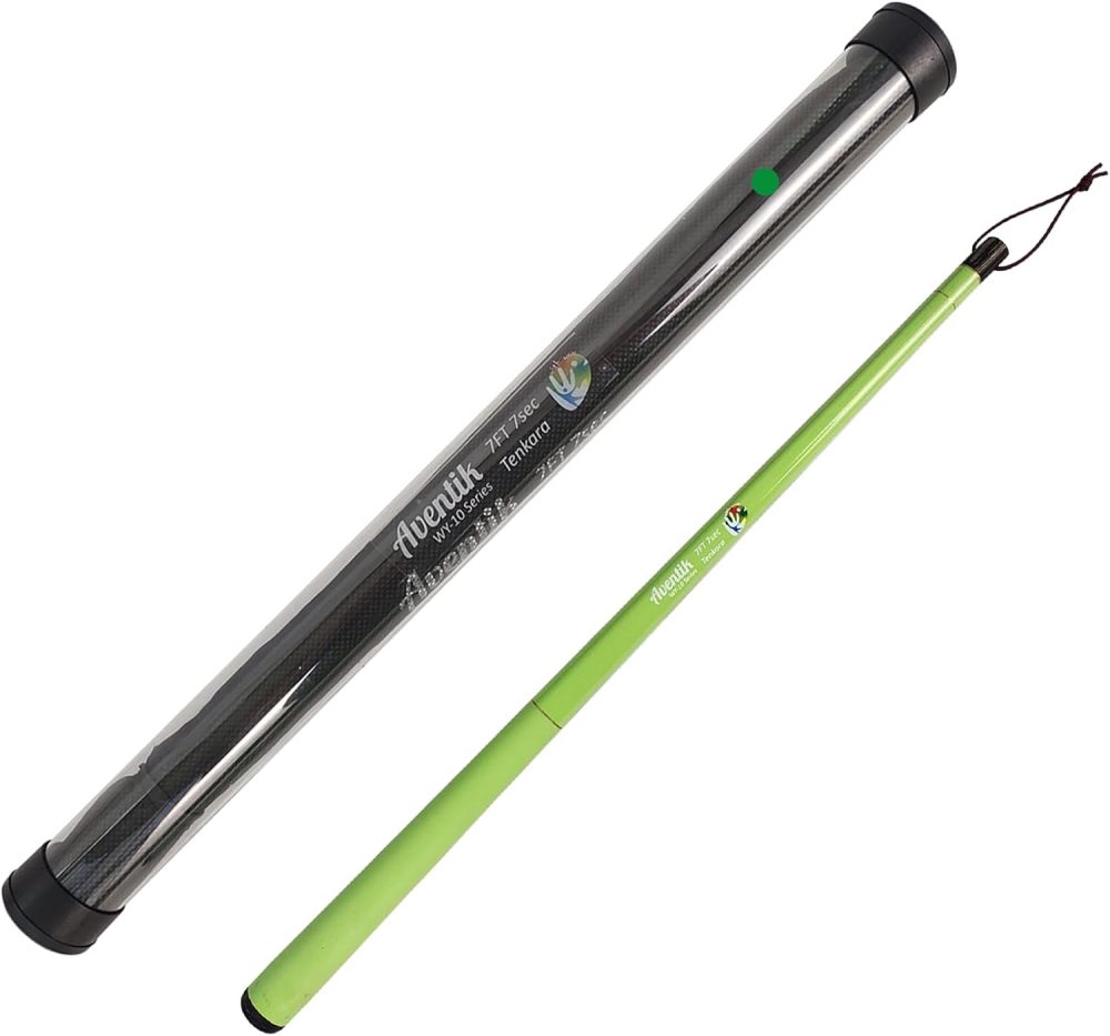Aventik FreshStart Tenkara Rod in 7ft/8ft, Complete Beginner Tenkara Rod Kit, 24T Carbon Fiber, Easy to Cast Flexible Durable Lightweight and Compact