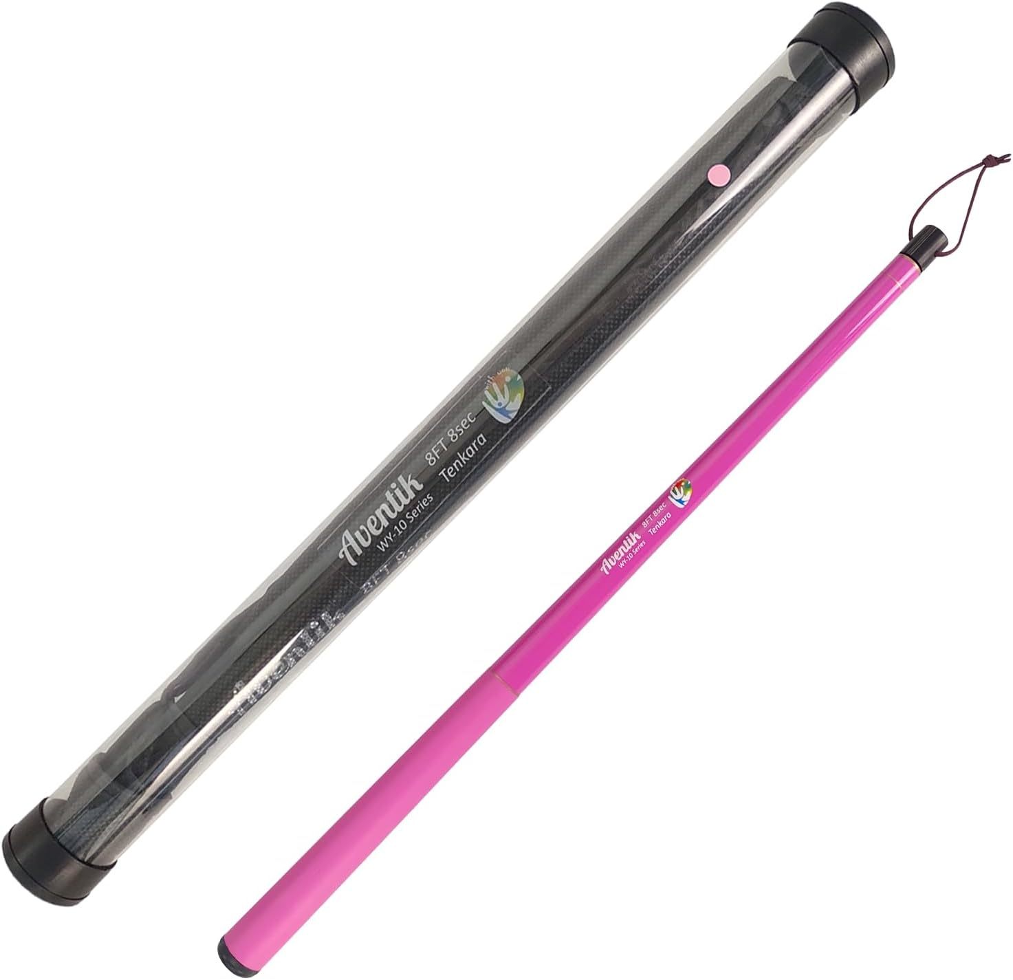 Aventik FreshStart Tenkara Rod in 7ft/8ft, Complete Beginner Tenkara Rod Kit, 24T Carbon Fiber, Easy to Cast Flexible Durable Lightweight and Compact
