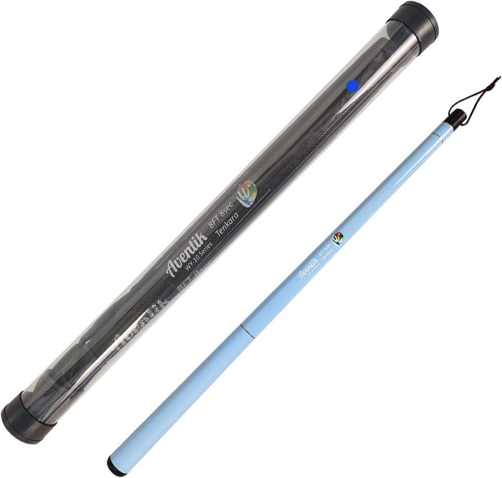 Aventik FreshStart Tenkara Rod in 7ft/8ft, Complete Beginner Tenkara Rod Kit, 24T Carbon Fiber, Easy to Cast Flexible Durable Lightweight and Compact