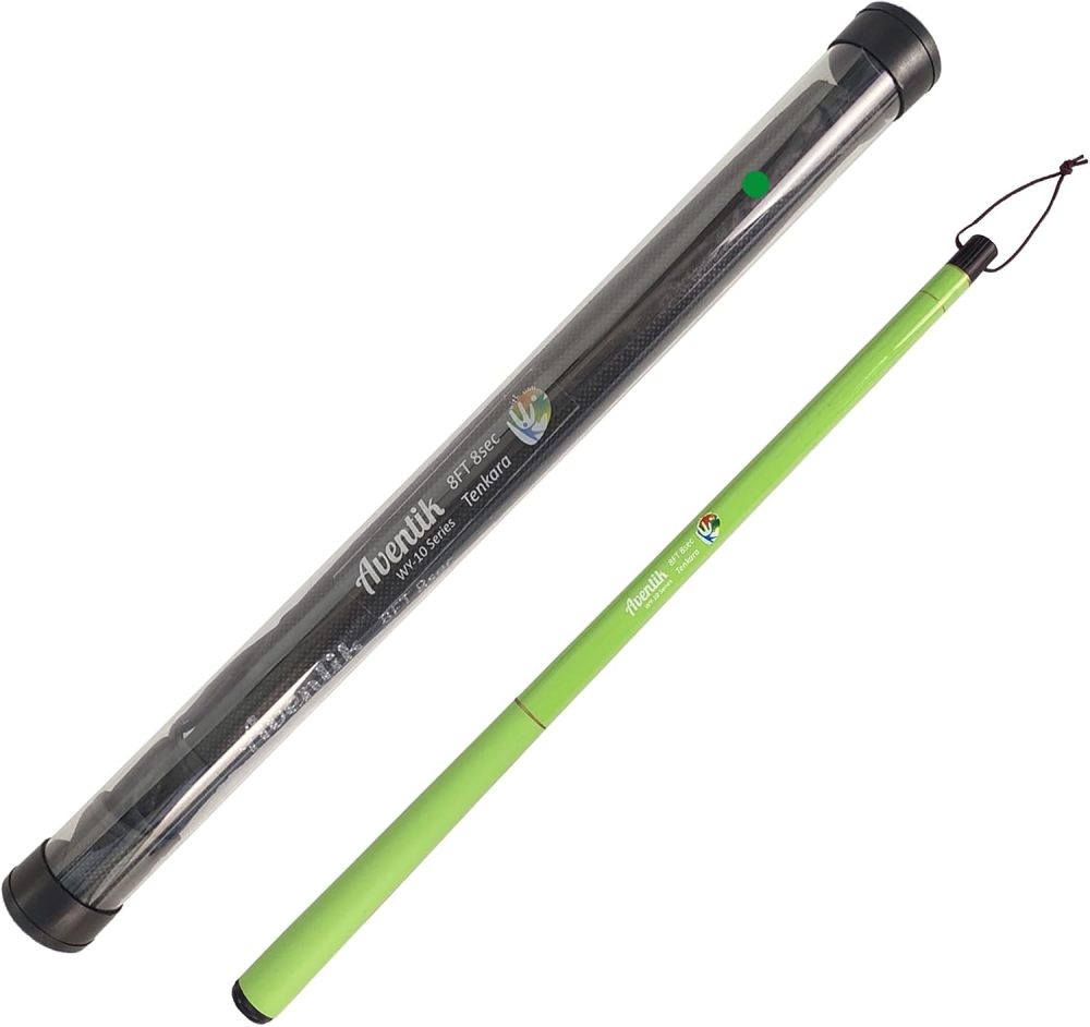 Aventik FreshStart Tenkara Rod in 7ft/8ft, Complete Beginner Tenkara Rod Kit, 24T Carbon Fiber, Easy to Cast Flexible Durable Lightweight and Compact