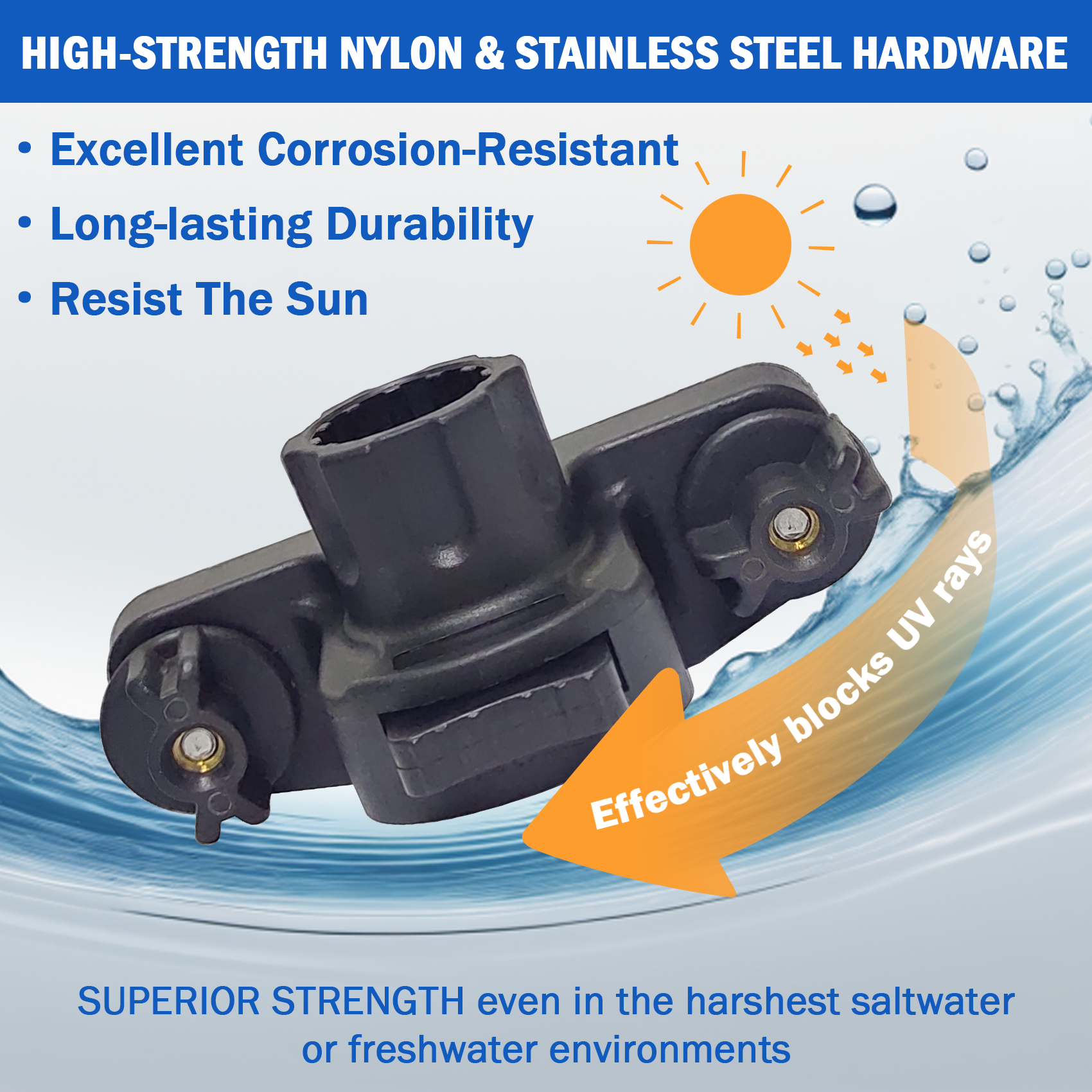 90 Degree Boat Track System, Compatible with Versatrack & Lund Sport Ranger Track