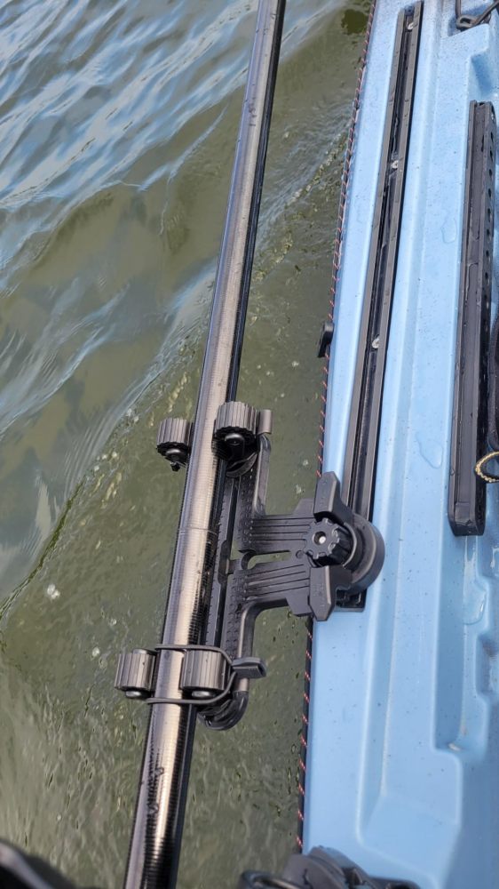 Multi-Functional T-Shaped Kayak Track System Textured Grip Surface Kayak Gear Track Space-Saving Tool-Free Installation Kayak Rail Track for Holding Fishing Rod Cup Holder Paddle