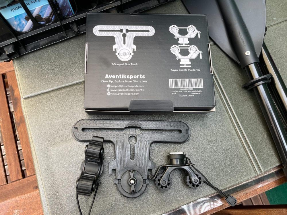 Multi-Functional T-Shaped Kayak Track System Textured Grip Surface Kayak Gear Track Space-Saving Tool-Free Installation Kayak Rail Track for Holding Fishing Rod Cup Holder Paddle