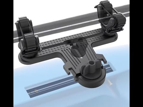 Multi-Functional T-Shaped Kayak Track System Textured Grip Surface Kayak Gear Track Space-Saving Tool-Free Installation Kayak Rail Track for Holding Fishing Rod Cup Holder Paddle