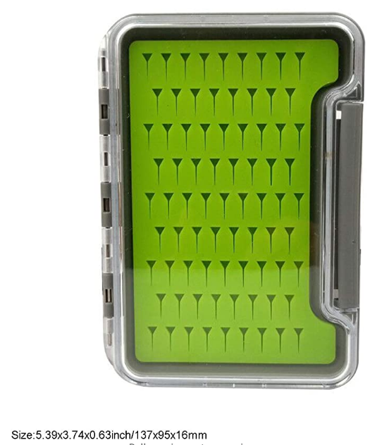 (Christmas Gifts) Aventik Fly Fishing Boxes Silicone Super Slim Fishing Storage
