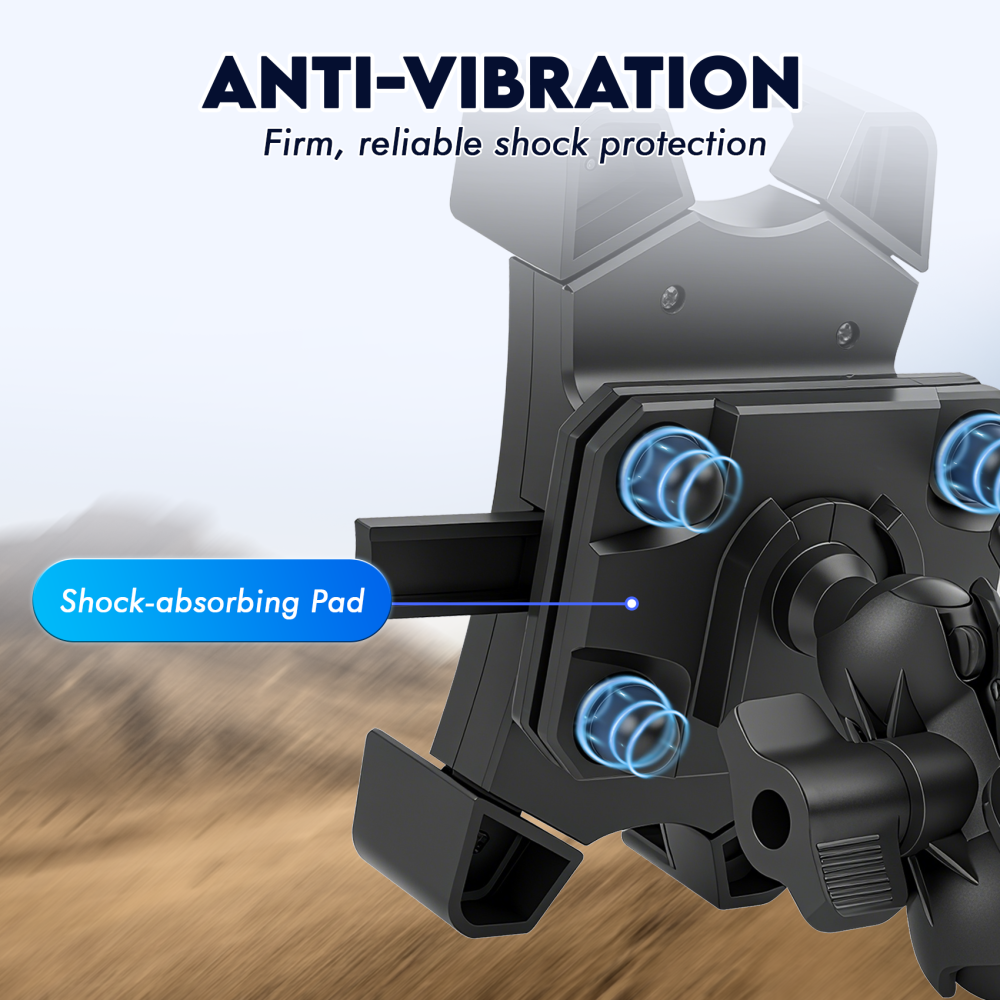 Kayak Phone Holder Mount Quick Install Auto Lock, 360°Adjustable Kayak Phone Holder Compatible with 4.7-7 Inch Phones Kayak Rail Accessories