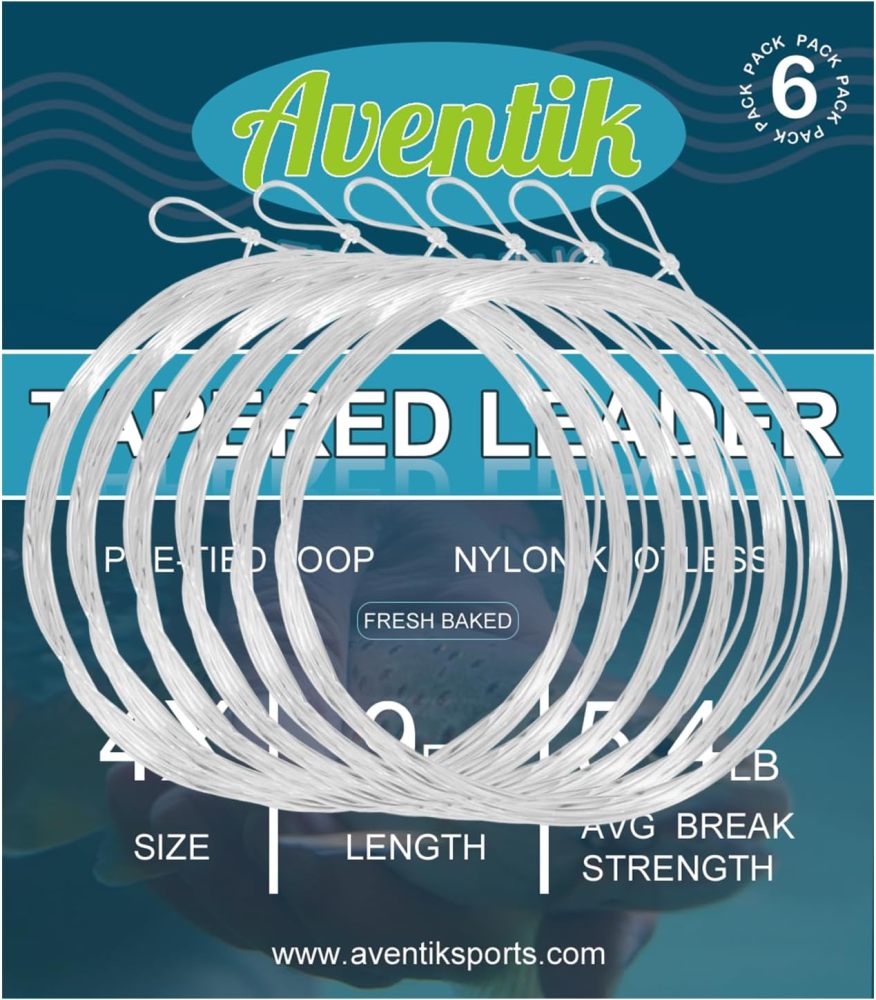 Aventik Fly Fishing Line Combo Kit, Switch Line with 55 ft head, Backing Line, Tapered Leader and Tippet