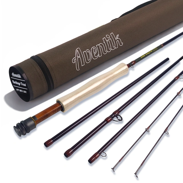 Aventik HeritageTrout Fly Fishing Rod, 8'6'' 4wt & 9'0'' 5wt 6wt
