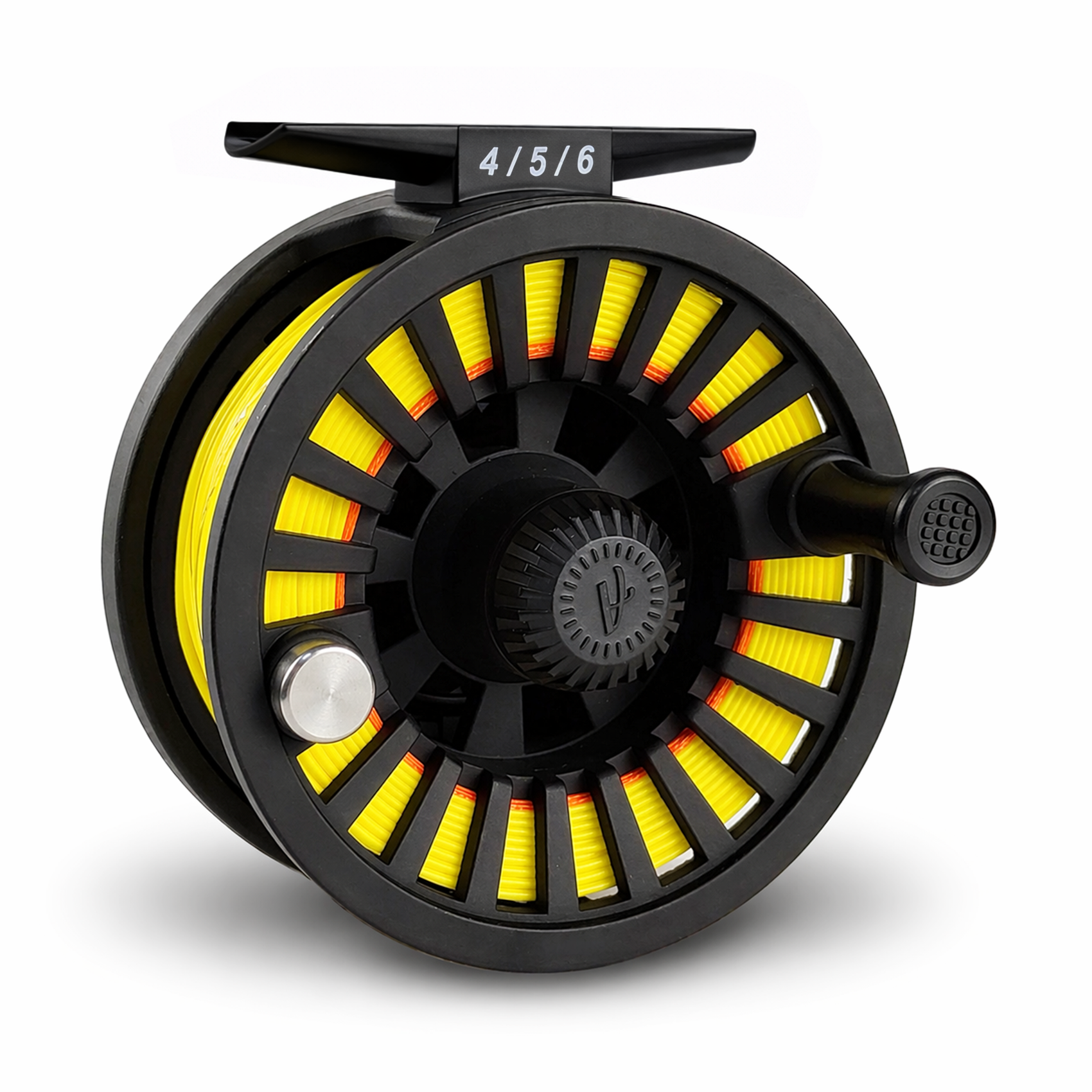 Aventik RYON Reinforced Nylon Large Arbor Fly Reel with Line–Center Disc Drag, Lightweight Fly Fishing Reel 4/5/6wt
