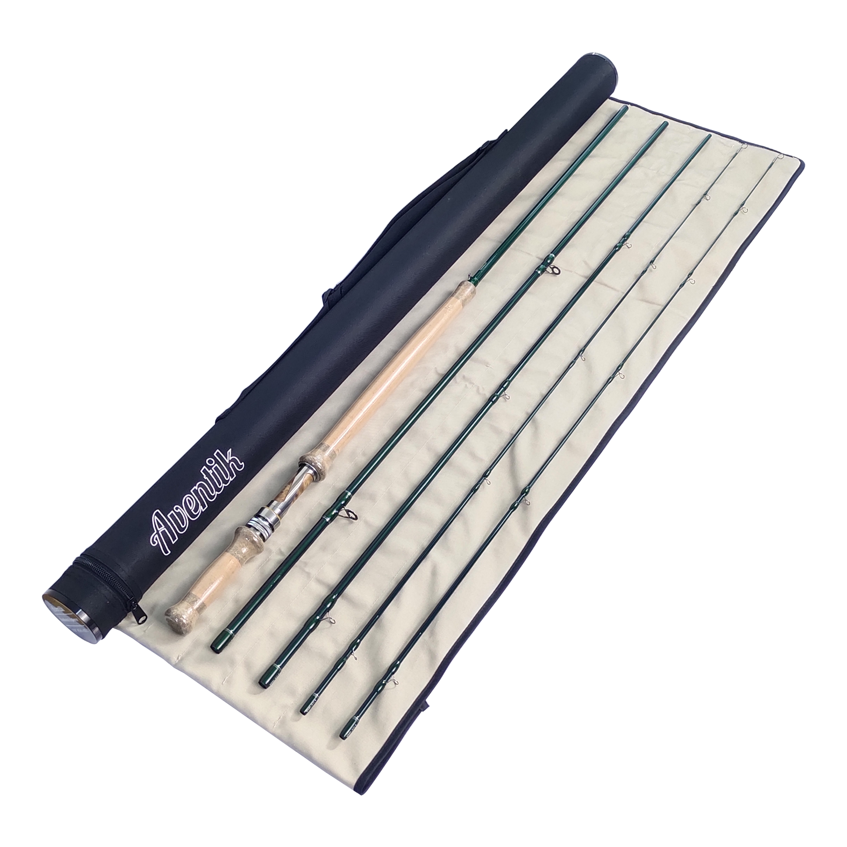 Aventik Steelhead Explorer Switch Fly Rod, 46T Nano Carbon, 11'6'' Fast Action Hybrid Power, Oregon Series