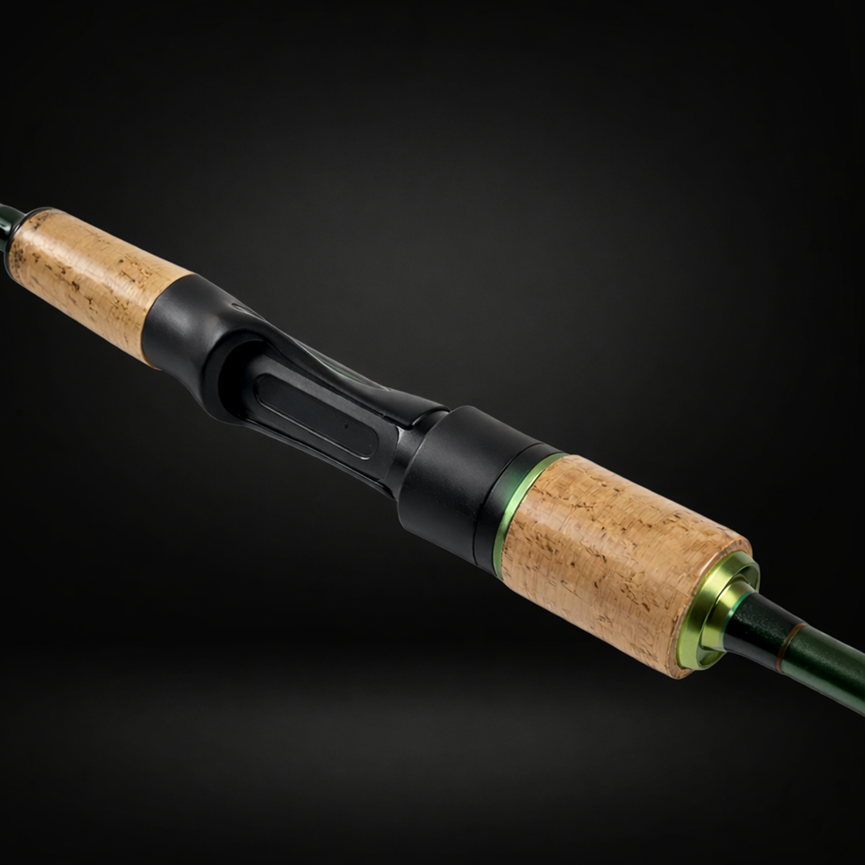 Aventik Windshadow Ultralight Spinning Rod, Rod Reel Combo, 2-Piece Carbon Fiber Rod for Panfish Trout Crappie, 6'0" / 6'6"