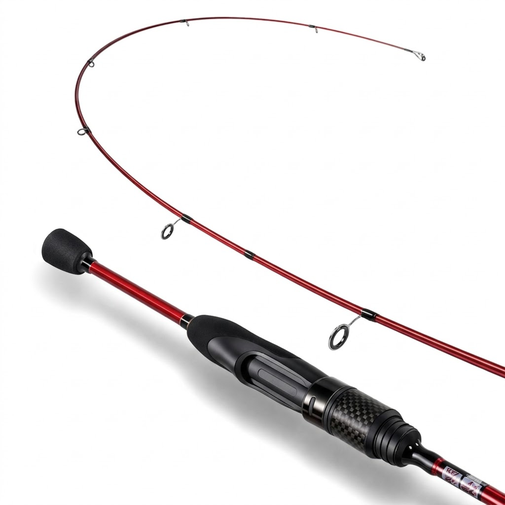 Aventik Aerospin Ultralight Spinning Rod,6’0” 6’6”,Ultra Light Fishing Rod Fast Action 2 Piece, Sensitive Carbon Fiber Rod for Trout Crappie Panfish, Stream River Lake