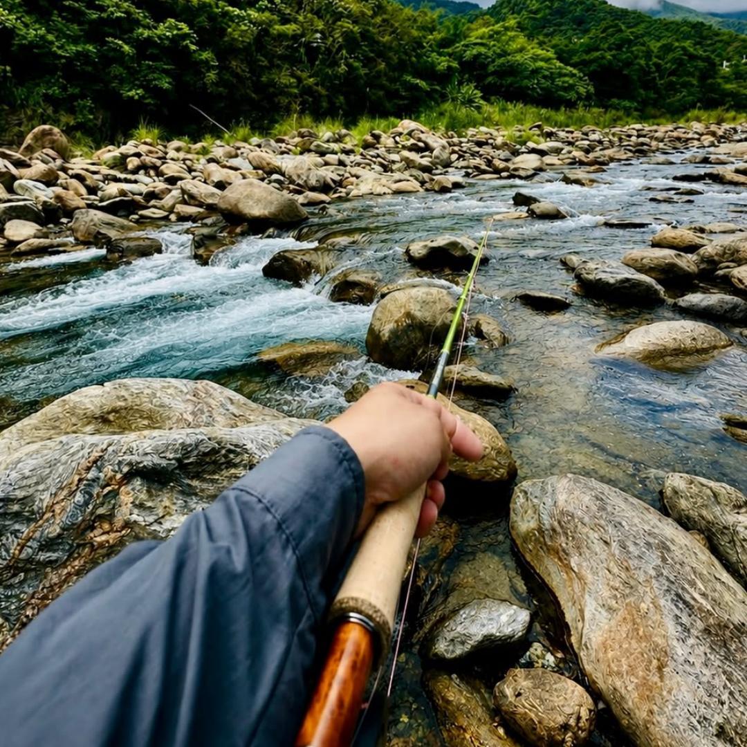 Aventik Spring Creek Fly Rod with Extra Tip, Ultralight 4-Piece Fast Action Trout Rod, High Modulus Carbon Fiber, US Pac Bay Guides, 6'8'' 2wt - 8'1'' 4wt for Small Stream