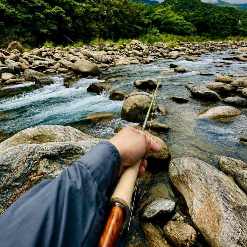 Aventik Spring Creek Fly Rod with Extra Tip, Ultralight 4-Piece Fast Action Trout Rod, High Modulus Carbon Fiber, US Pac Bay Guides, 6'8'' 2wt - 8'1'' 4wt for Small Stream