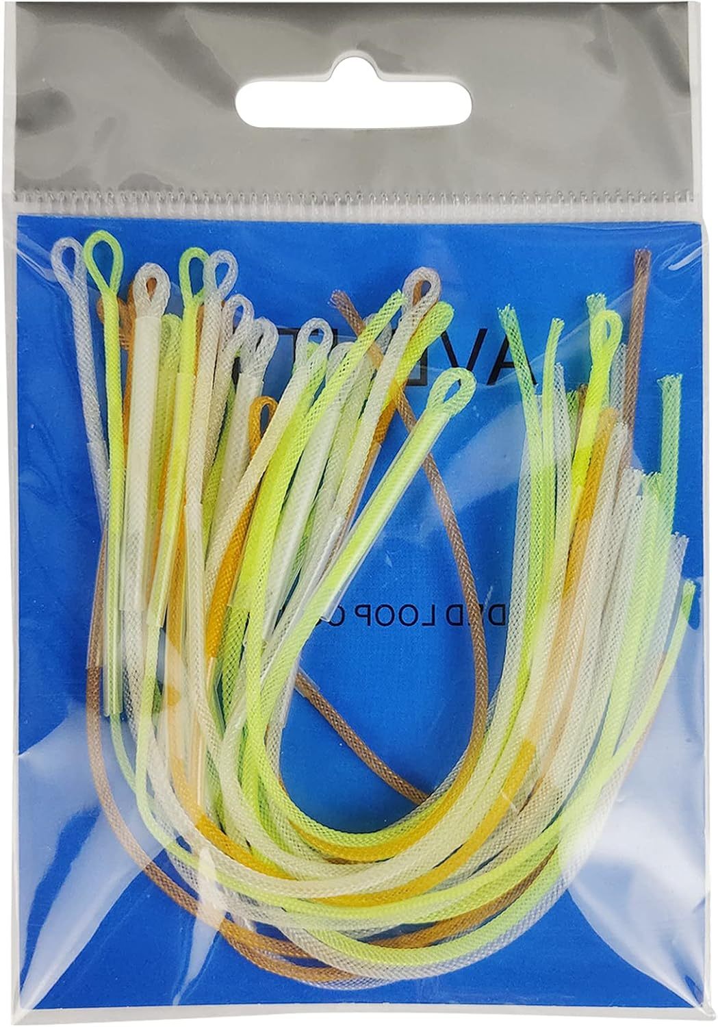 24pcs/Packing Aventik Fly Line Loop Connectors Braided Leader Combo Pack Pro Selection Fly Lines System Connection Slim 30lbs (18pc),50lbs (6pc)