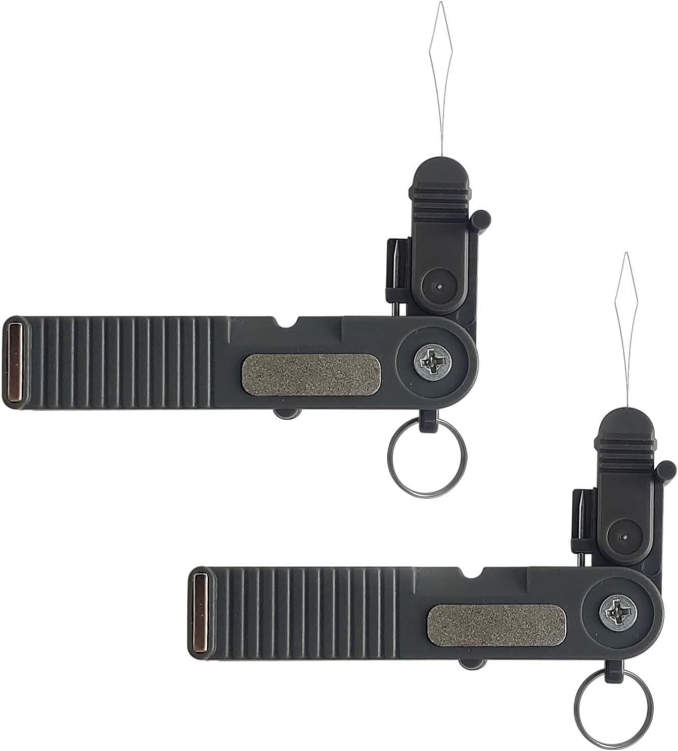 AVENTIK&EUPHENG 5 in 1 Fly Fishing Nipper 2pcs Tippet Cutter Multifunctional line Clipper with Hook Threader,Hook Sharpener,Hook Eye Cleaner for Fly Fishing