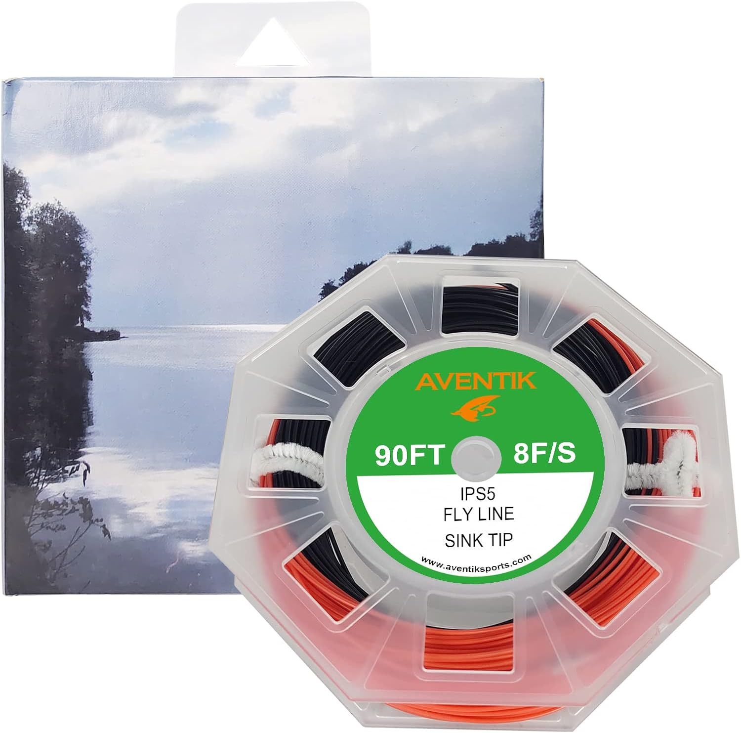 Aventik Fly Line Sinking Tip Full Sinking Fly Fishing Line Weight Forward Fast Sinking Line with 1 or 2 Welded Loop IPS5