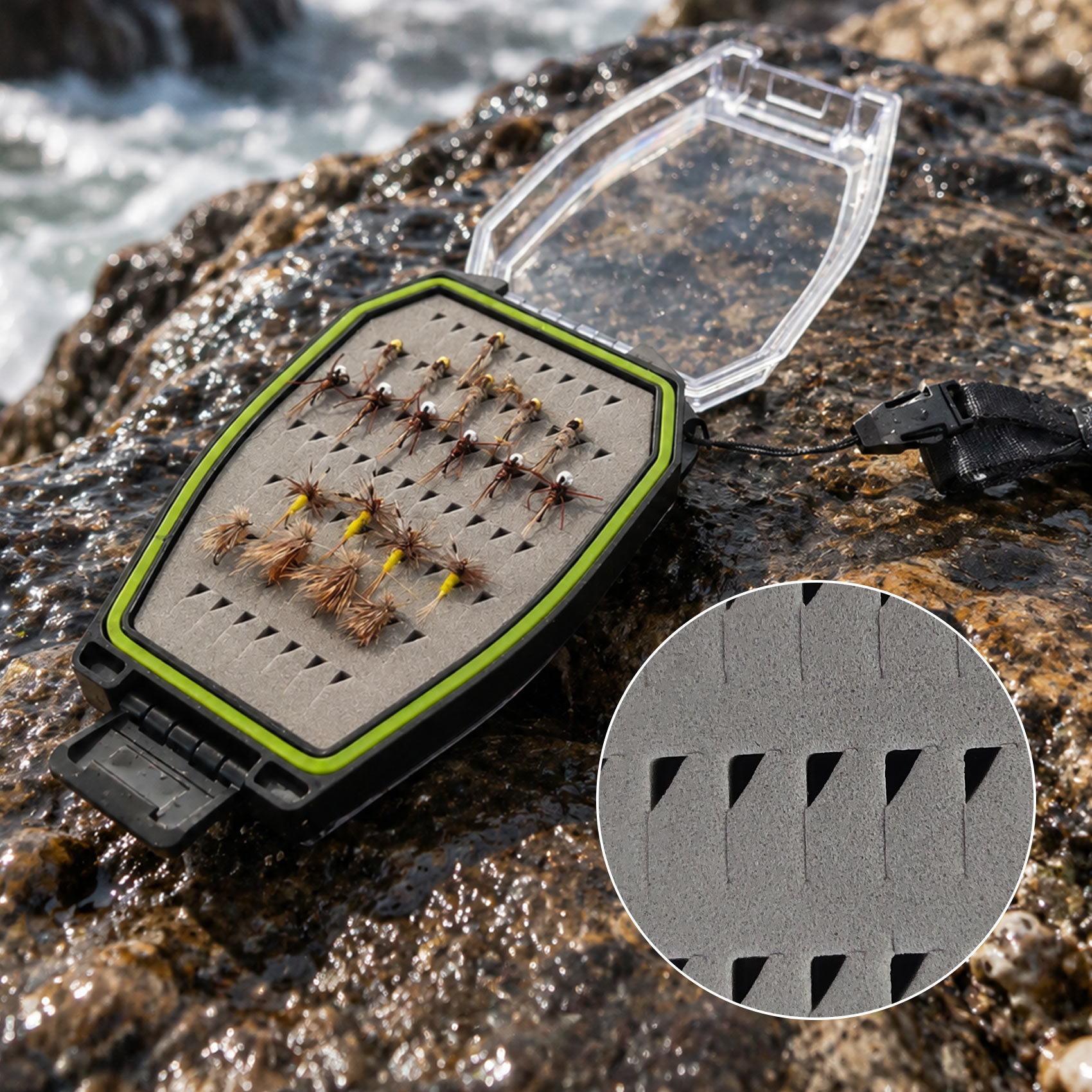 Aventik Trout Flies Set, 24PCS Nymph Dry Fly Streamer Collection for Trout Bass Salmon Freshwater Fishing