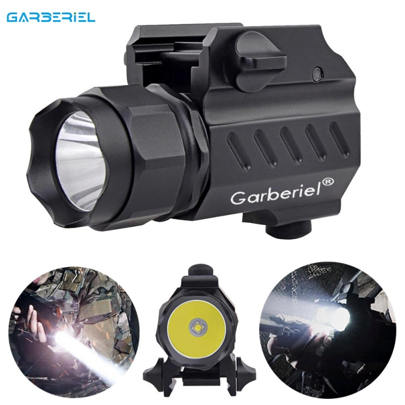 Garberiel Mounted Light 600 Lumens 2 Modes for Glock 17 19 21 22 30 43 48 etc.