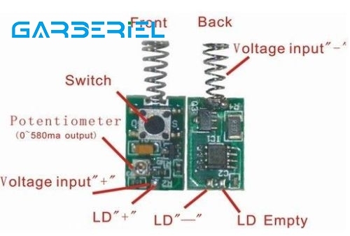 532nm 50mW Green Laser Module / Laser Diode / light Free Driver / LAB/Steady working