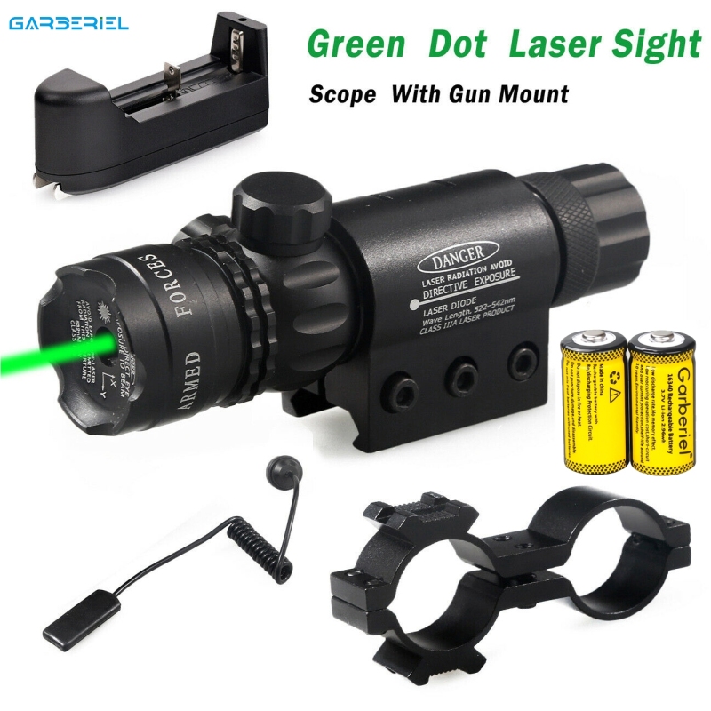 Green Dot Flashlight Adjusted Sight